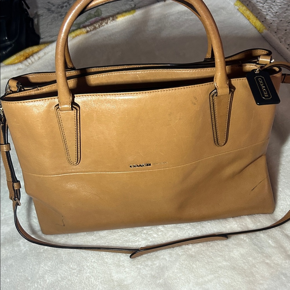 Coach Brown Leather Satchel Bag